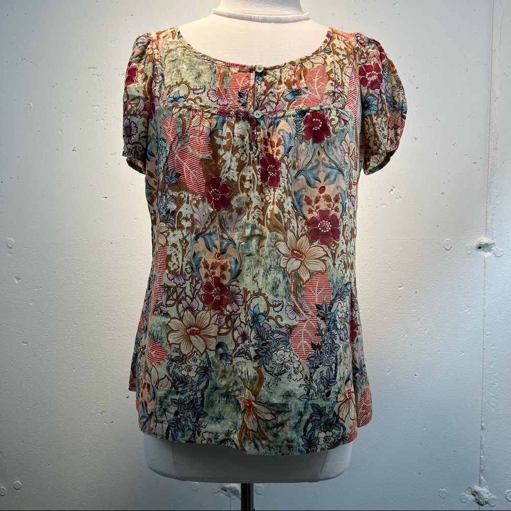 Derek Heart Boho Top size L